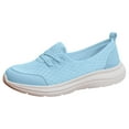 thumbnail image 1 of YLYL Women's Orthopedic Shoes Wide Width Soft Sole Breathable Mesh Arch Support Slip on Walking Shoes, 1 of 9