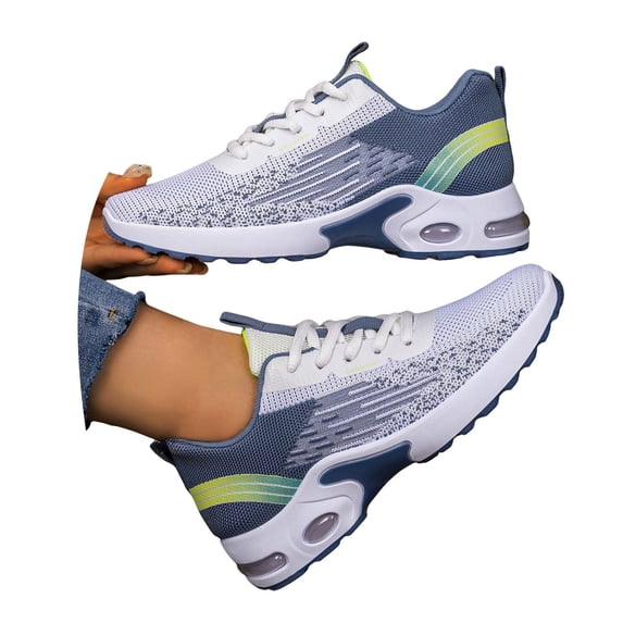 YLYL Women's Orthopedic Sneakers Air Cushion Non Slip Breathable Mesh Lightweight Casual Walking Shoes