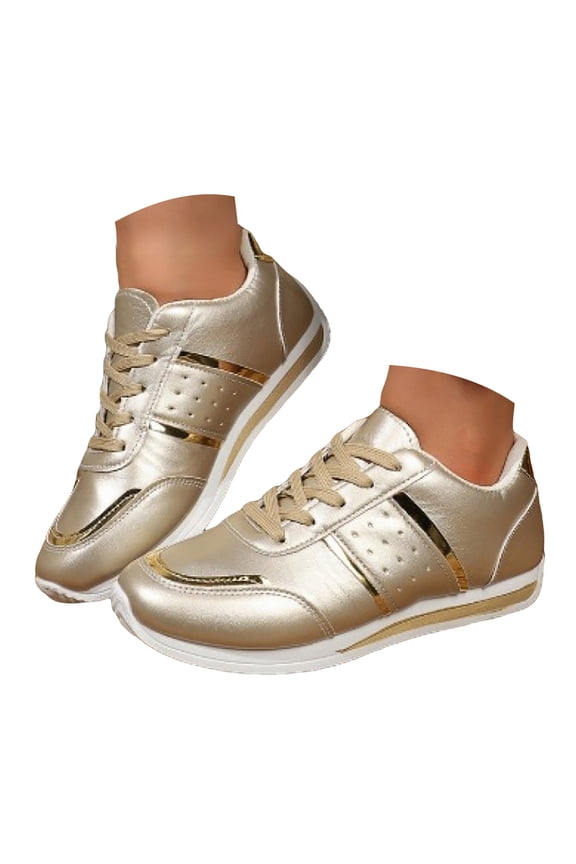 Women's Orthopedic Sneakers Lace up Arch Support Non Slip Fashion Casual Walking Tennis Shoes