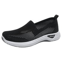 YLYL Women's Orthopedic Sneakers Non-Slip Fashion Comfortable Breathable Mesh Soft Sole Slip-on Casual Tennis Walking Shoes