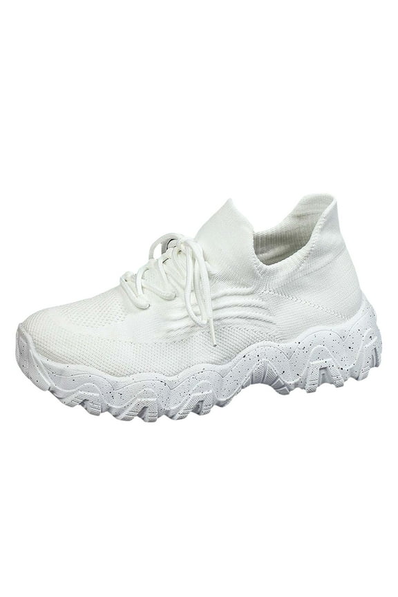 Women's Orthopedic Walking Shoes Breathable Mesh Lightweight Knitted Socks Sneakers with Arch Support