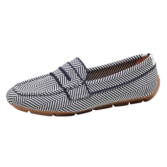 YLYL Women's Penny Loafers Soft Soled Lightweight Non-Slip Slip on Fashion Casual Driving Flat Shoes