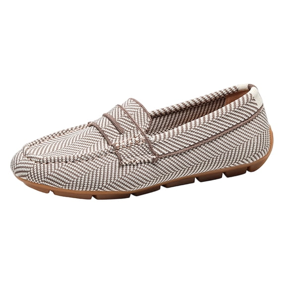 YLYL Women's Penny Loafers Soft Soled Lightweight Non-Slip Slip on Fashion Casual Driving Flat Shoes