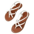 thumbnail image 1 of YLYL Women's Platform Sandals Comfortable Flip Flops Comfort Walking Beach Ankle Summer Shoes, 1 of 9