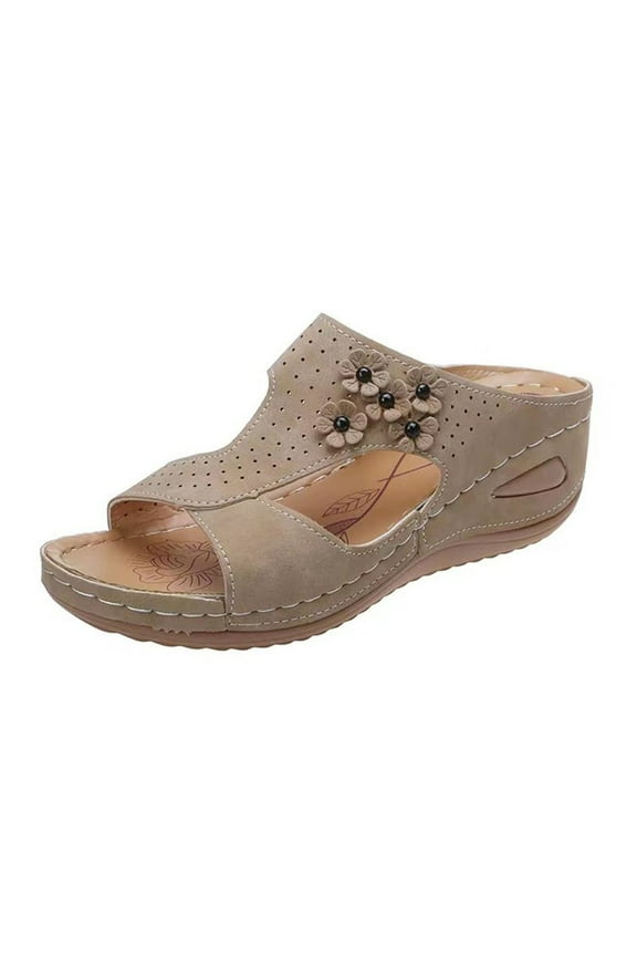 Women's Platform Sandals with Arch Support Lightweight Memory Foam Platform Shoes