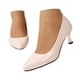thumbnail image 1 of YLYL Women's Pumps Kitten Heel Pointed Toe Slip on Casual Wedding Work Business Office Dress Shoes, 1 of 9