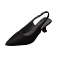 thumbnail image 1 of YLYL Women's Pumps Stiletto Kitten Heel Slingback Pointed Closed Toe Elegant Dressy Bridal Wedding Party Sandals, 1 of 9