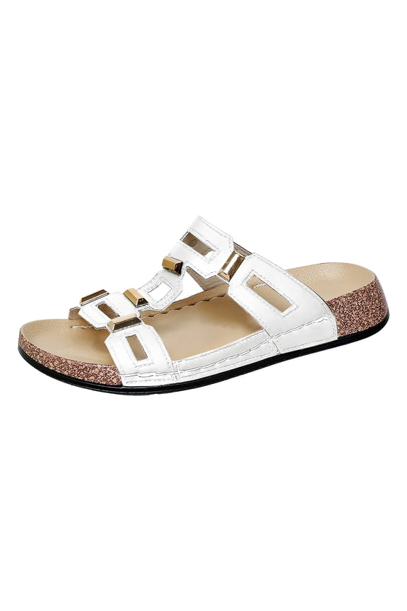 Women's Sandals Open Toe Platform Wedge Heel Slip on Fashion Casual Summer Beach Slippers
