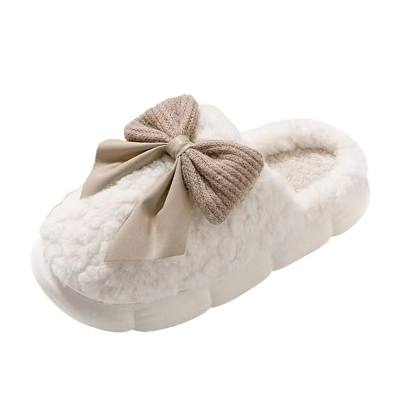 YLYL Women's Slide Slipper Slip-On Rubber Sole Lightweight Lined Indoor House Shoes