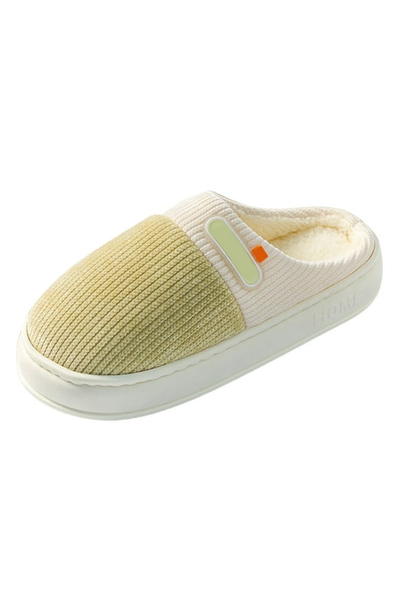 Women's Slip on Slide Slipper with Polar Fleece Lining Indoor & Outdoor Moccasins Slip on Shoes