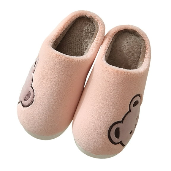 YLYL Women Slippers Memory Foam Trendy Cute Fuzzy Winter Indoor Outdoor Bedroom Shoes
