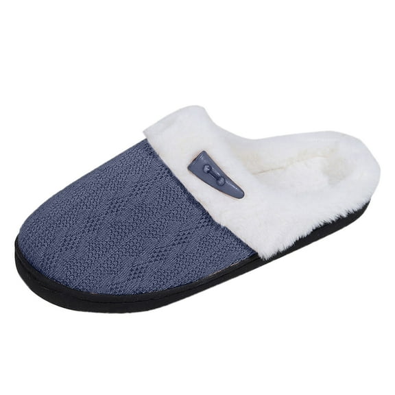 YLYL Women's Slippers Rubber Sole Slip on Soft-Lightweight Non Slip Platform Indoor House Shoes