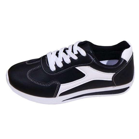 YLYL Women's Sneakers Lace up Non Slip Arch Support Fashion Casual Comfortable Running Walking Shoes