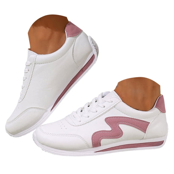 YLYL Women's Sneakers Lace-up Retro Comfortable Fashion Casual Non-Slip Running Walking Shoes