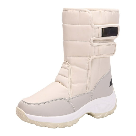 YLYL Women's Snow Boots Winter Water-Resistant Fur Lined Frosty Warm Anti-Slip Boot