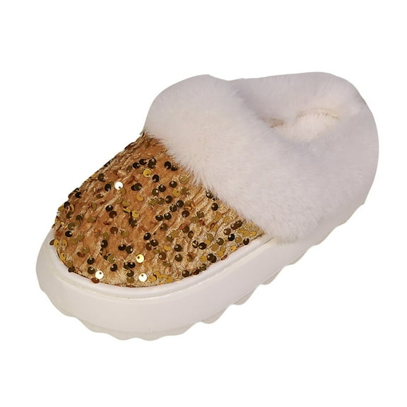 YLYL Women's Soft Sole Slipper Warm Cozy Soft Lightweight Memory Foam Platform Indoor House Shoes