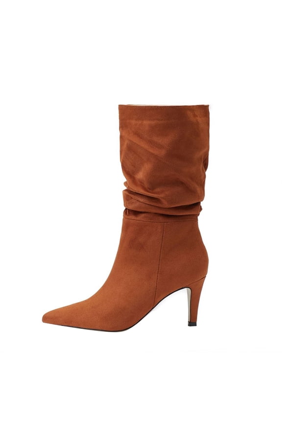 Women's Stiletto High Heel Boots Slouchy Ankle Boots Sexy Dress Boots
