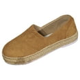 thumbnail image 1 of YLYL Women's Suede Flat Shoes Slip on Classic Lightweight Casual Cap-Toe Platform Loafers, 1 of 9