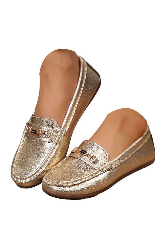 Women's Suede Leather Penny Loafer Slip on Comfort Casual Business Work Moccasins Flats Shoes