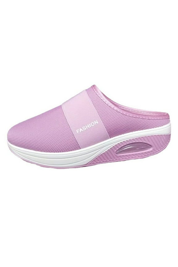 Women Orthopedic Mules with Arch Support Open Back Air Cushion Slip on Diabetic Walking Shoes