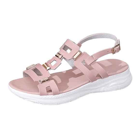 YLYL Women's Wedge Platform Sandals Ankle Strap Open Toe Comfortable Casual Dressy Summer Sandals