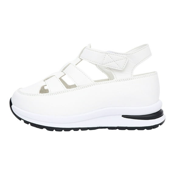 YLYL Women's Wedges Sandals Breathable Comfortable Platform Closed Toe Non Slip Sneakers Casual Hollow Out Sandals
