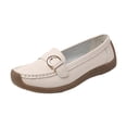 thumbnail image 1 of YLYL Women's Loafers No Slip Round Toe Low Heel Lightweight Casual Slip on Business Work Shoes, 1 of 7