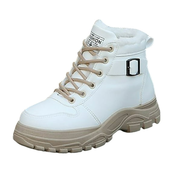 YLYL Winter Snow Boots for Women Warm Fur Lined Waterproof No Slip Outdoor Hiking Sneakers