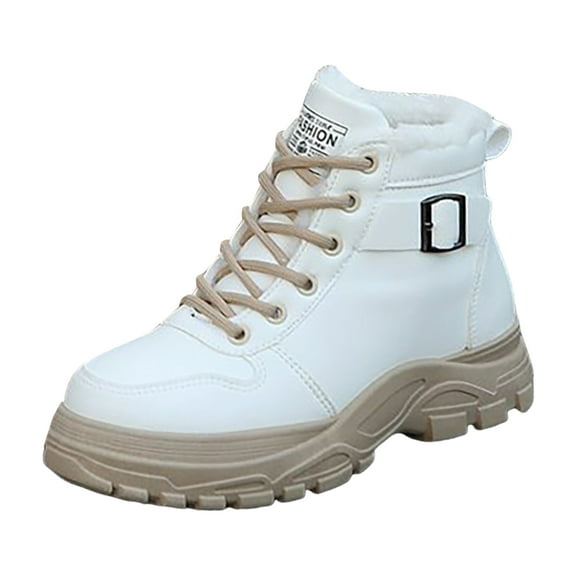 YLYL Winter Snow Boots for Women Warm Fur Lined Waterproof No Slip Outdoor Hiking Sneakers