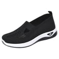 thumbnail image 1 of YLYL Women's Woven Orthopedic Shoes Soft Sole Slip on Breathable Comfortable Casual Diabetic Walking Sneaker, 1 of 9