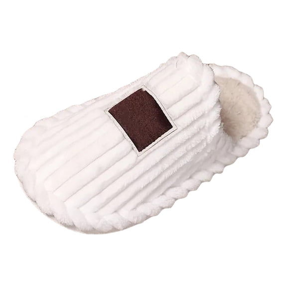 YLYL Womens Mens Fuzzy House Slippers Soft Cotton Slip on Memory Foam Indoor Outdoor Home Shoes
