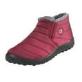 thumbnail image 1 of YLYL Womens Mens Winter Snow Boots Warm Fur Lined Waterproof Non Slip Outdoor Ankle Booties, 1 of 6