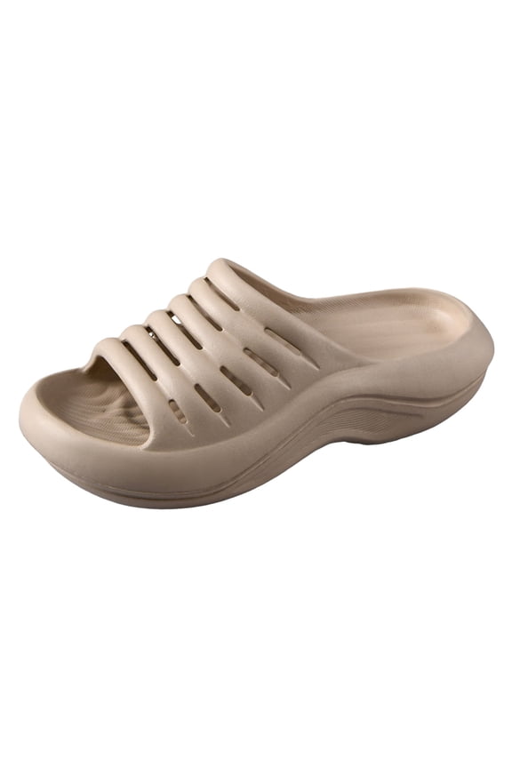 Womens Orthopedic Slippers with Arch Support Open Toe Recovery Plantar Fasciitis Pillow Cloud Slides Shoes