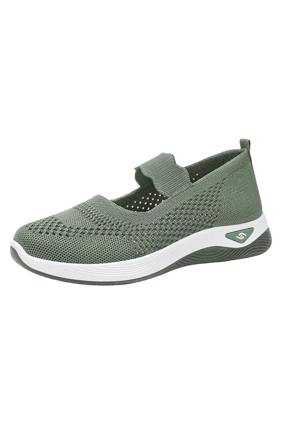Womens Orthopedic Walking Shoes Soft Comfort Slip on Arch Support Casual Walk Shoes Light Non-Slip Sneaker