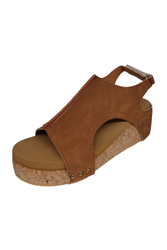 Womens Sandals Contoured Insole & Flexible Lightweight Outsole Comfortable Sandals