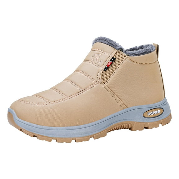 YLYL Womens Winter Snow Boots Warm Fur Lined Waterproof Comfortable Outdoor Ankle Boots