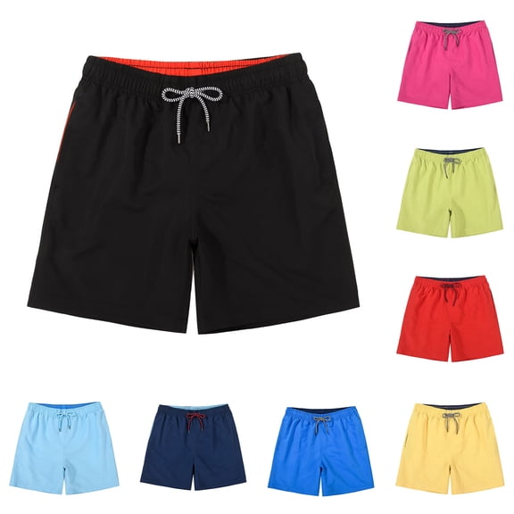 YM Mens Swim Trunks Lightweight Swim Shorts with Lining Beach Shorts for Men Quick Dry Mens Swimsuit Trunks Mens Casual Pants