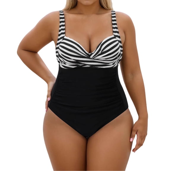 YM Swimsuit for Women High Waisted Bathing Suit Tie Back Swimwear Tankinis Swimwearfor Women Beach Gifts for Women