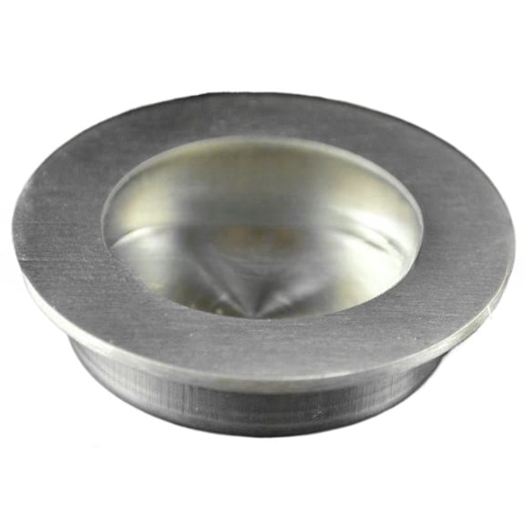 YM YOUMU 2pcs Stainless Steel Embedded Handle Drawer Knob Concealed Concave Slotted Round