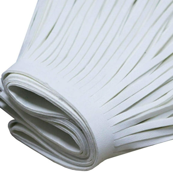 YM YOUMU Faux Leather Tassel Fringing Fringle Trim DIY Sewing Skirt Hem Material