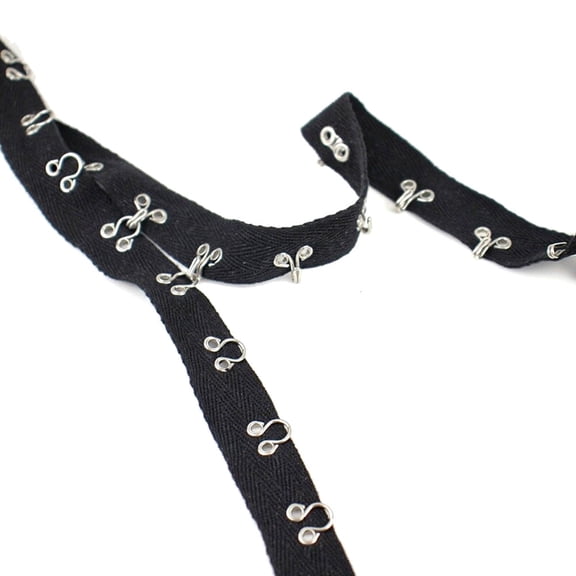 YM YOUMU Hook and Eye Tape Clasps Trim