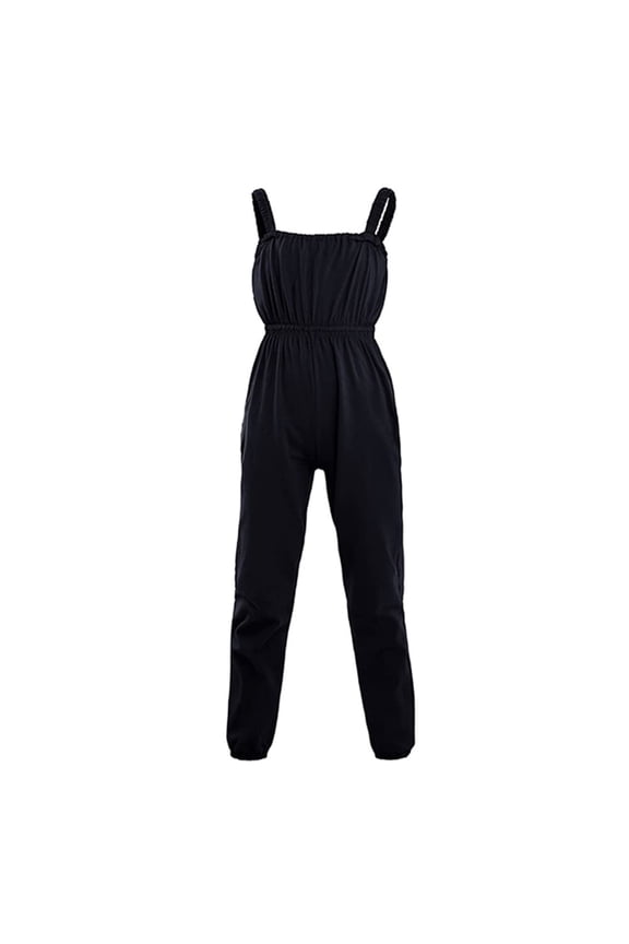 Kids Latin Dance Pant Girls Warm Rompers Dancewear for Ballroom Tango Practice