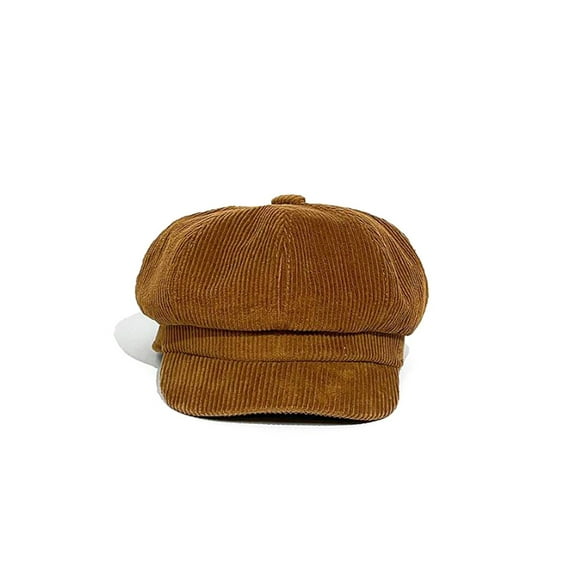 YM YOUMU Women Beret Newsboy Cap Corduroy Vintage Octagonal Hat
