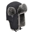 thumbnail image 1 of YM YOUMU Women Faux Fur Hat Men Flaps Trooper Cap Winter, 1 of 4