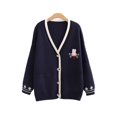 thumbnail image 1 of YM YOUMU Women Rabbit Embroidered Knitted Cardigan Sweater Button Down Jumper Outwear, 1 of 1