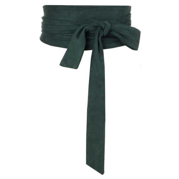 YM YOUMU Women Wide Obi Belt Bowknot Waist Wrap Strap for Dress Casual