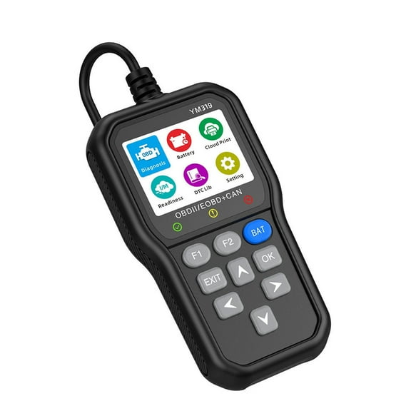 YM319 Multi-langua Check Engine System OBD2 Scanner Clear/Erase Codes Car Diagnostic Tool Battery Tester ,Easy Use for You