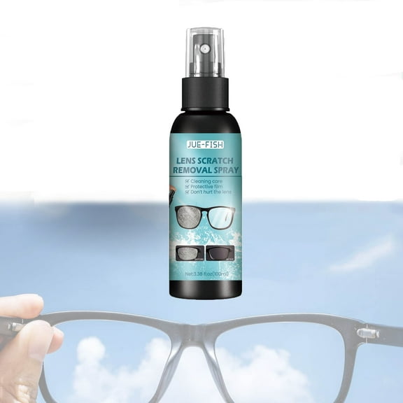 YMARPT 100ml Lens Scratch Removal Spray, Eye Glass Cleaners Spray, Glass Scratch Removal, Lens Scratch Remover, Eyeglass Cleaning Tools for Lenses Screens