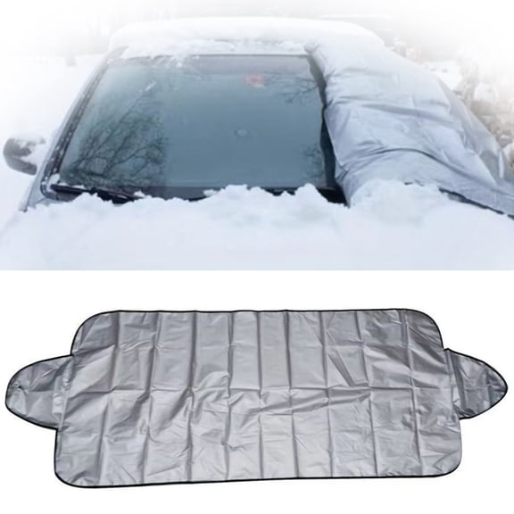 YMARPT Car Windshield Snow Cover, Snow Ice Sun Shade, Frost Ice Removal Sun Shade, Thickness Snow Protector Covers, Windscreen Protector for Cars, Winter Car Accessories