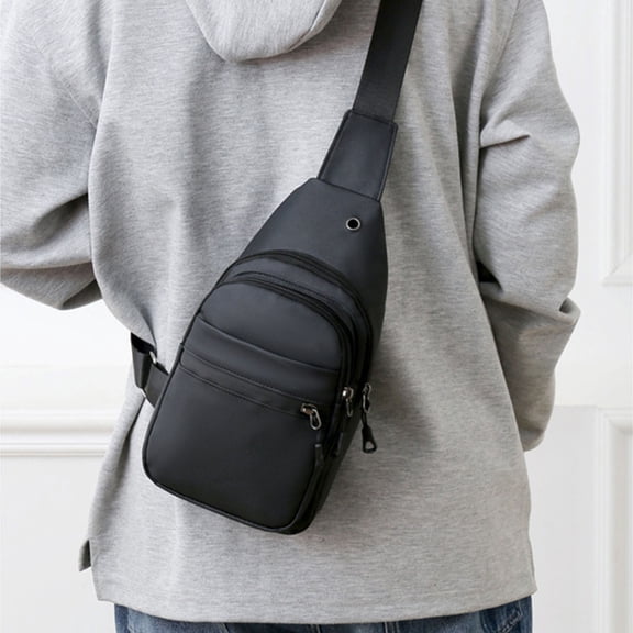 YMARPT Crossbody Sling Bag, Sling Bag, Anti-Theft Crossbody Chest Shoulder Backpack, Crossbody Bag Trendy, Casual Waterproof Phone Chest Bag for Travel